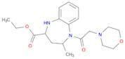 1H-1,5-Benzodiazepine-2-carboxylic acid, 2,3,4,5-tetrahydro-4-methyl-5-[2-(4-morpholinyl)acetyl]-,…