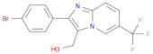 (2-(4-Bromophenyl)-6-(trifluoromethyl)imidazo[1,2-a]pyridin-3-yl)methanol