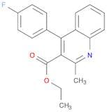 3-Quinolinecarboxylic acid, 4-(4-fluorophenyl)-2-methyl-, ethyl ester