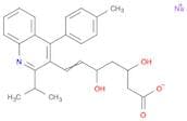 6-Heptenoic acid, 3,5-dihydroxy-7-[2-(1-methylethyl)-4-(4-methylphenyl)-3-quinolinyl]-, sodium sal…