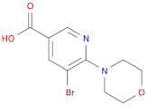 5-Bromo-6-morpholinonicotinic acid