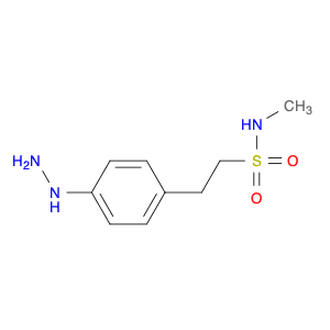 2-(4-Hydrazinylphenyl)-N-methylethanesulfonamide