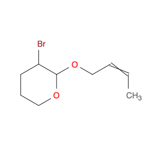 2H-Pyran, 3-bromo-2-(2-buten-1-yloxy)tetrahydro-