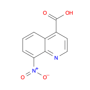 4-Quinolinecarboxylic acid, 8-nitro-