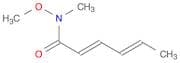 2,4-Hexadienamide, N-methoxy-N-methyl-, (2E,4E)-