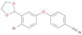 Benzonitrile, 4-[4-bromo-3-(1,3-dioxolan-2-yl)phenoxy]-