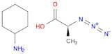 Propanoic acid, 2-azido-, compd. with cyclohexanamine (1:1), (2S)-