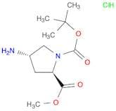 (2R,4S)-4-Amino-1-boc-pyrrolidine-2-carboxylic acid methyl ester-HCl