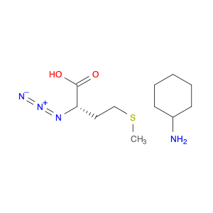 Butanoic acid, 2-azido-4-(methylthio)-, compd. with cyclohexanamine (1:1), (2S)-