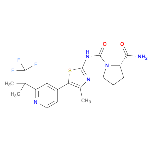 1,2-Pyrrolidinedicarboxamide, N1-[4-methyl-5-[2-(2,2,2-trifluoro-1,1-dimethylethyl)-4-pyridinyl]-2…