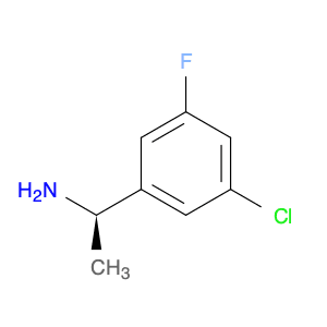 Benzenemethanamine, 3-chloro-5-fluoro-α-methyl-, (αR)-