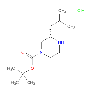 (S)-tert-Butyl 3-isobutylpiperazine-1-carboxylate hydrochloride