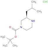1-Piperazinecarboxylic acid, 3-(2-methylpropyl)-, 1,1-dimethylethyl ester, hydrochloride (1:1), (3…