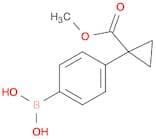 4-(1-(Methoxycarbonyl)cyclopropyl)phenylboronic acid