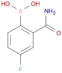 (2-Carbamoyl-4-fluorophenyl)boronic acid
