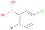 Boronic acid, B-(2-bromo-5-chlorophenyl)-
