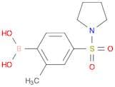 2-Methyl-4-(pyrrolidin-1-ylsulfonyl)phenylboronic acid