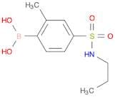 2-Methyl-4-(N-propylsulfamoyl)phenylboronic acid