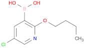 2-Butoxy-5-chloropyridine-3-boronic acid