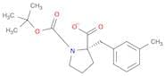 (S)-1-(tert-Butoxycarbonyl)-2-(3-methylbenzyl)pyrrolidine-2-carboxylic acid