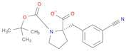 (S)-1-(tert-Butoxycarbonyl)-2-(3-cyanobenzyl)pyrrolidine-2-carboxylic acid