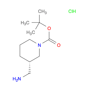1-Piperidinecarboxylic acid, 3-(aminomethyl)-, 1,1-dimethylethyl ester, hydrochloride (1:1), (3S)-