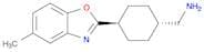 1-[Trans-4-(5-methyl-1,3-benzoxazol-2-yl)cyclohexyl]methanamine