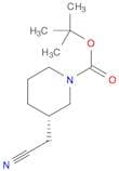 1-Piperidinecarboxylic acid, 3-(cyanomethyl)-, 1,1-dimethylethyl ester, (3S)-