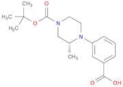 1-Piperazinecarboxylic acid, 4-(3-carboxyphenyl)-3-methyl-, 1-(1,1-dimethylethyl) ester, (3R)-