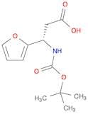 2-Furanpropanoic acid, β-[[(1,1-dimethylethoxy)carbonyl]amino]-, (βS)-