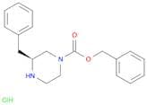 (S)-Benzyl 3-benzylpiperazine-1-carboxylate hydrochloride