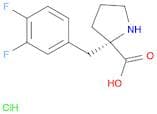 (S)-α-(3,4-difluoro-benzyl)-proline-HCl