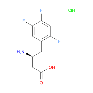 Benzenebutanoic acid, β-amino-2,4,5-trifluoro-, hydrochloride (1:1), (βS)-