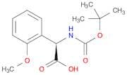 Benzeneacetic acid, α-[[(1,1-dimethylethoxy)carbonyl]amino]-2-methoxy-, (αR)-