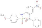 Benzenesulfonamide, N-(2-benzoyl-4-nitrophenyl)-4-methoxy-