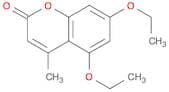2H-1-Benzopyran-2-one, 5,7-diethoxy-4-methyl-