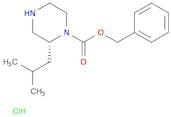 (R)-Benzyl 2-isobutylpiperazine-1-carboxylate hydrochloride