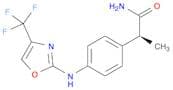 (S)-2-(4-((4-(Trifluoromethyl)oxazol-2-yl)amino)phenyl)propanamide