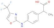 2-(4-((4-(Trifluoromethyl)oxazol-2-yl)amino)phenyl)propanoic acid