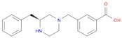 (S)-3-((3-Benzylpiperazin-1-yl)methyl)benzoic acid