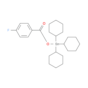 Benzoic acid, 4-fluoro-, tricyclohexylstannyl ester