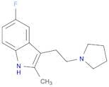 5-Fluoro-2-methyl-3-(2-(pyrrolidin-1-yl)ethyl)-1H-indole