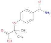 Propanoic acid, 2-[4-(aminocarbonyl)phenoxy]-2-methyl-