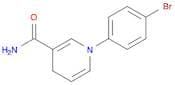 3-Pyridinecarboxamide, 1-(4-bromophenyl)-1,4-dihydro-
