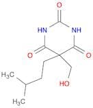 2,4,6(1H,3H,5H)-Pyrimidinetrione, 5-(hydroxymethyl)-5-(3-methylbutyl)-