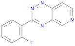 Pyrido[3,4-e]-1,2,4-triazine, 3-(2-fluorophenyl)-