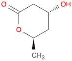 2H-Pyran-2-one, tetrahydro-4-hydroxy-6-methyl-, (4R,6R)-