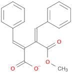 Butanedioic acid, 2,3-bis(phenylmethylene)-, 1-methyl ester, (2E,3E)-