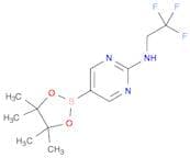 2-(2,2,2-Trifluoroethylamino)pyrimidine-5-boronic acid, pinacol ester