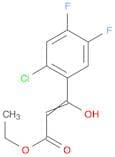 2-Propenoic acid, 3-(2-chloro-4,5-difluorophenyl)-3-hydroxy-, ethyl ester